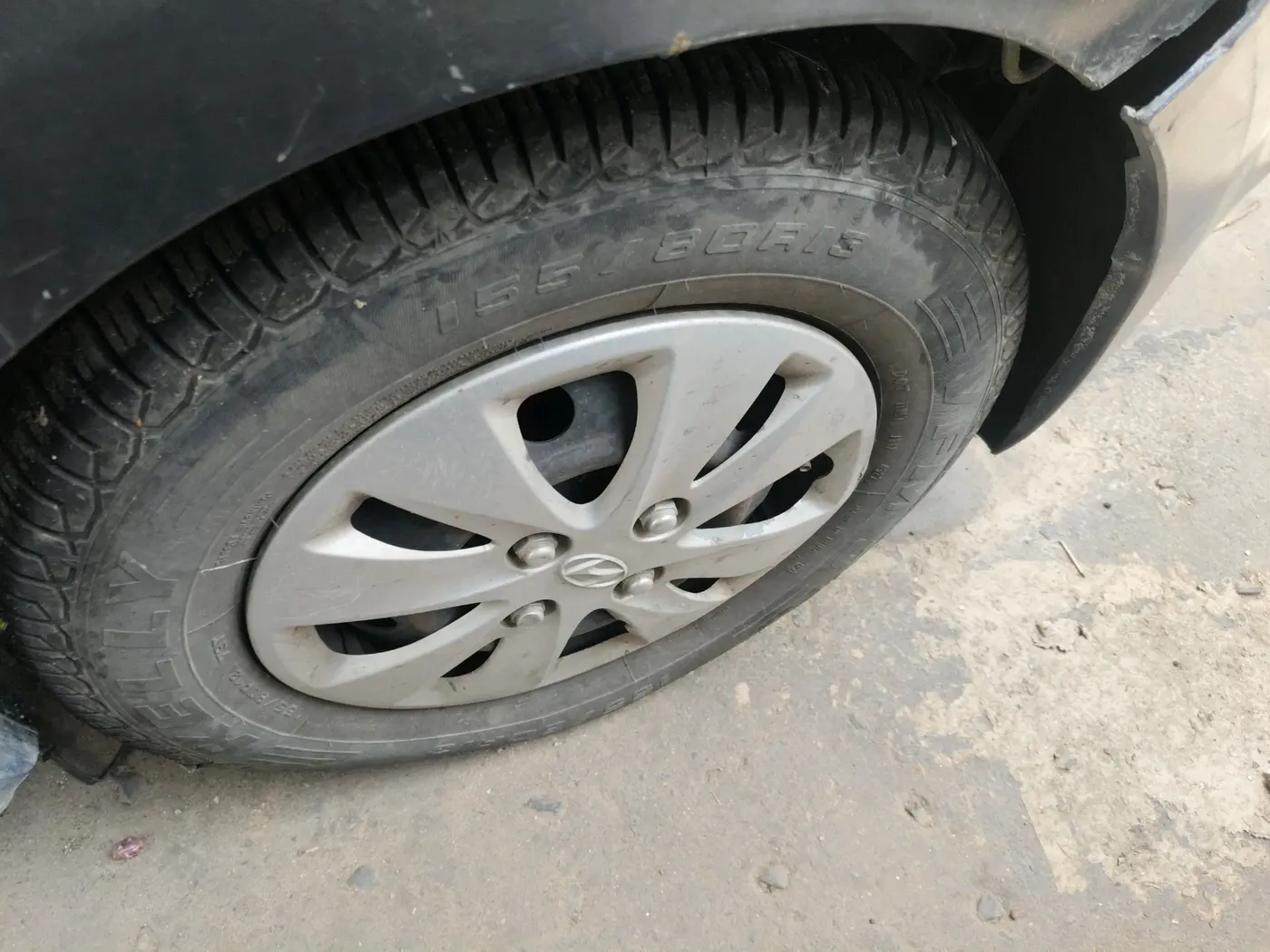 2012 Hyundai i10 MAGNA 1.1, Petrol, Manual, 78,566 km, tyre