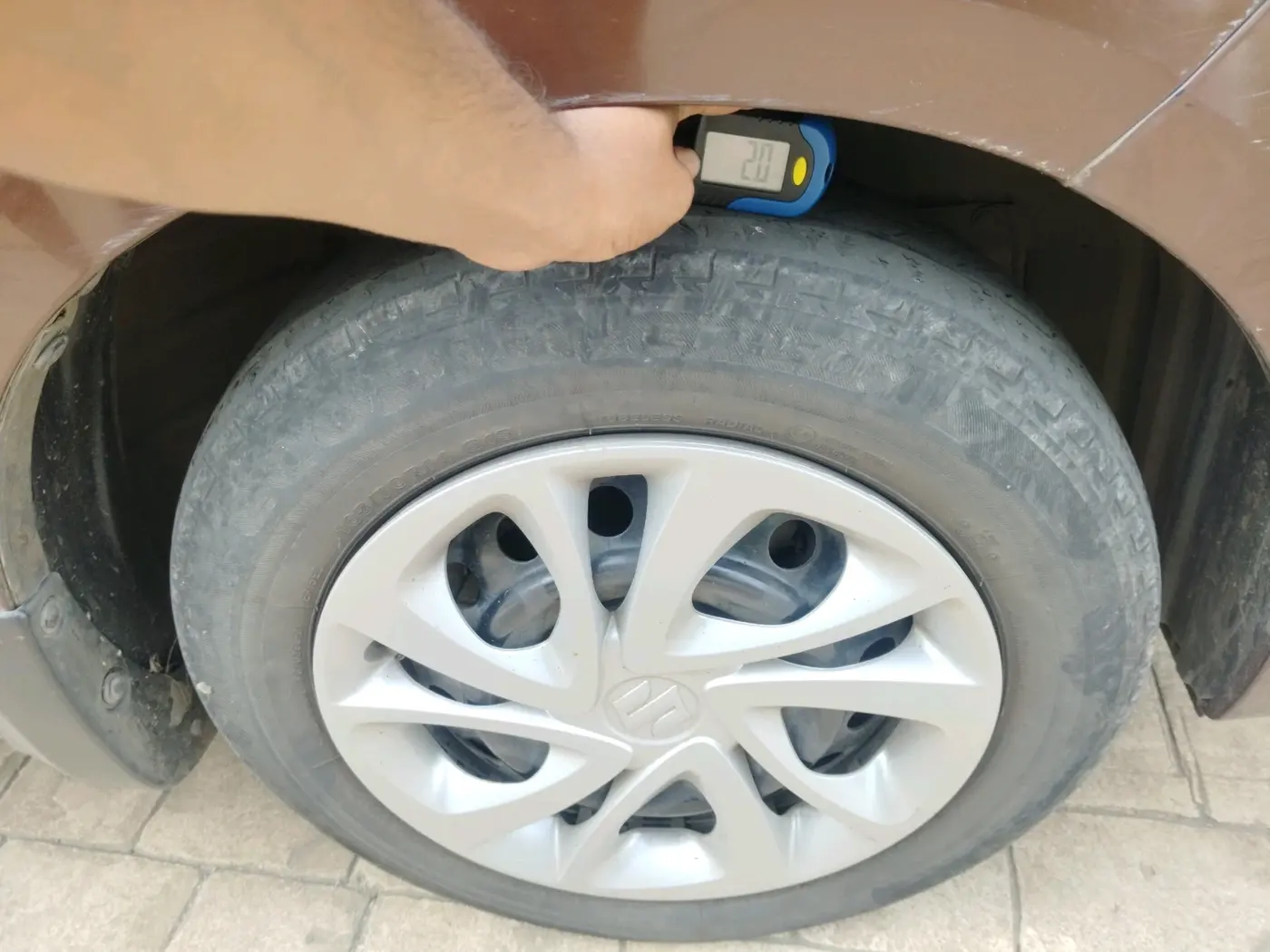 2022 Maruti Celerio VXI CNG, CNG, Manual, 57,211 km, tyre