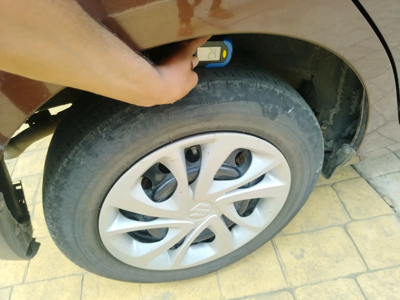 2022 Maruti Celerio VXI CNG, CNG, Manual, 57,211 km, tyre