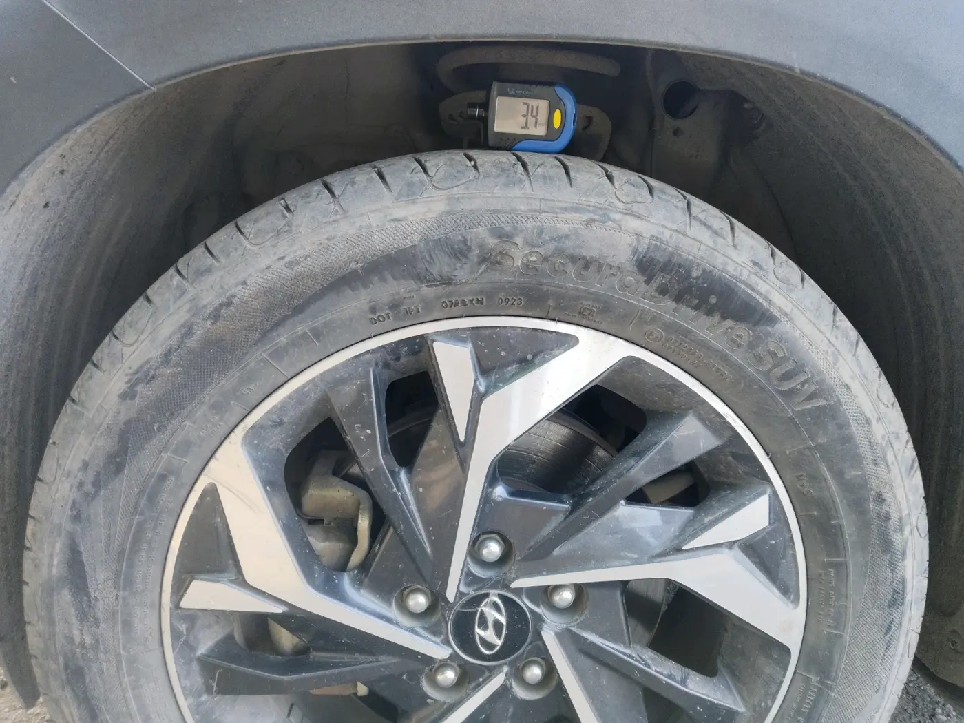 2021 Hyundai Creta SX 1.5 DIESEL, Diesel, Manual, 97,097 km, tyre