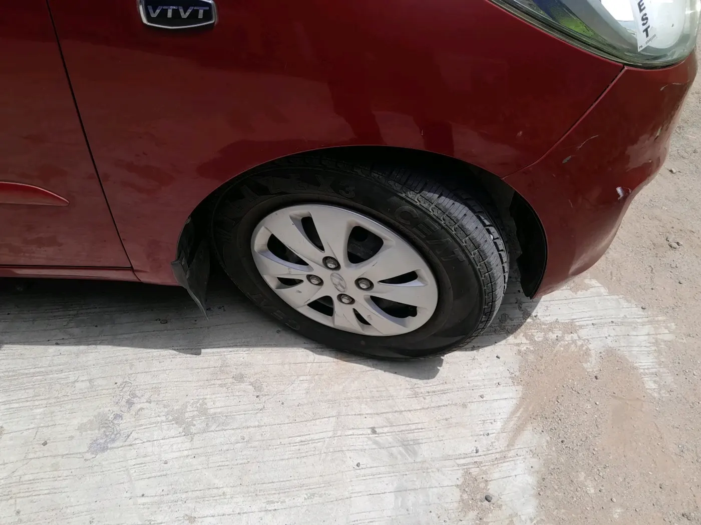 2011 Hyundai i10 SPORTZ 1.2, Petrol, Manual, 37,510 km, tyre