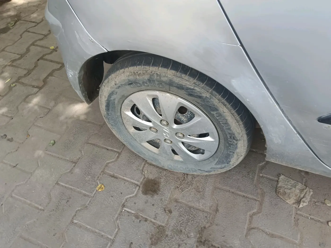 2011 Hyundai i10 MAGNA 1.2, Petrol, Manual, 1,34,985 km, tyre
