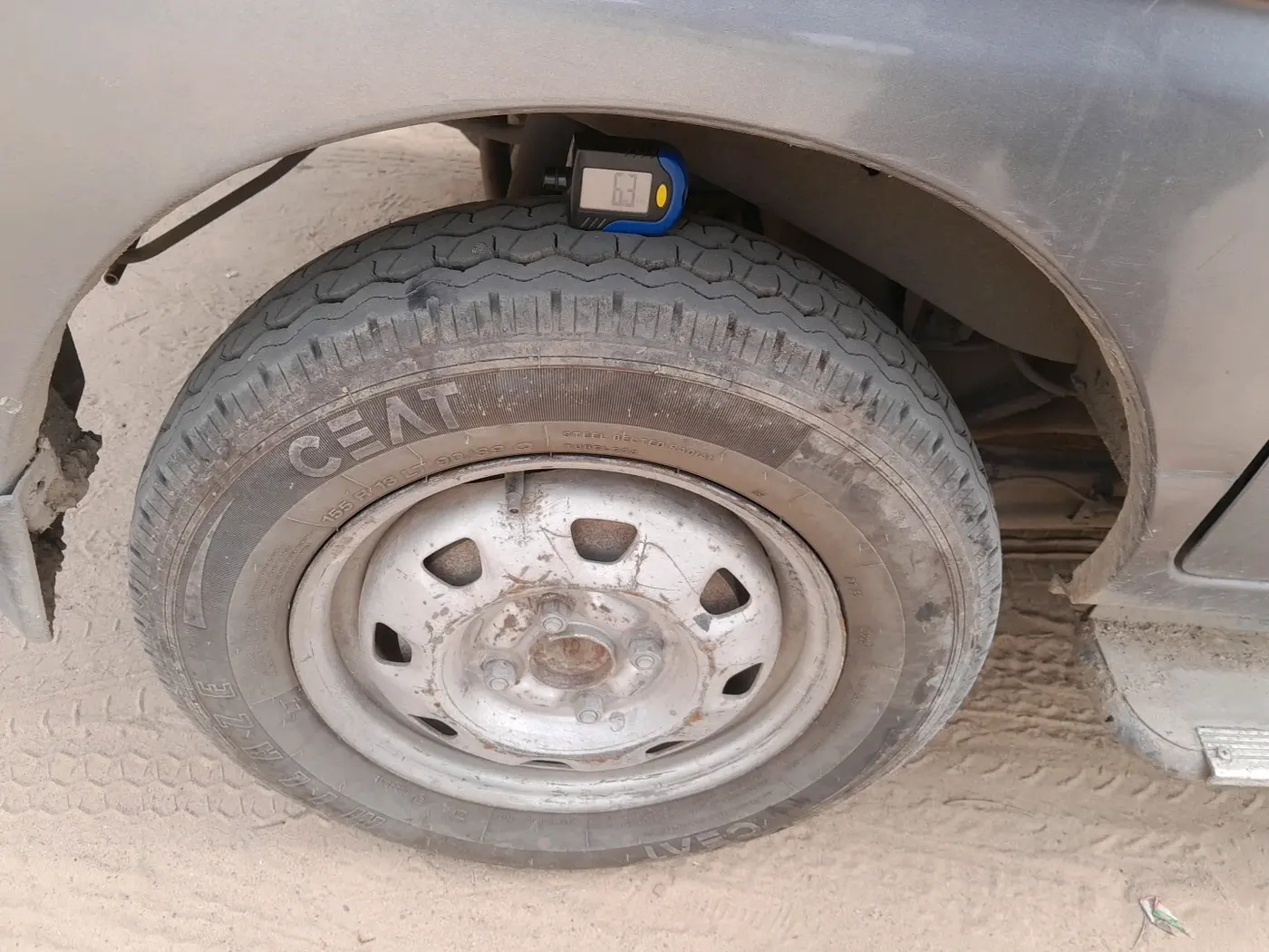2020 Maruti Eeco 5 STR WITH A/C+HTR, Petrol, Manual, 1,03,248 km, tyre