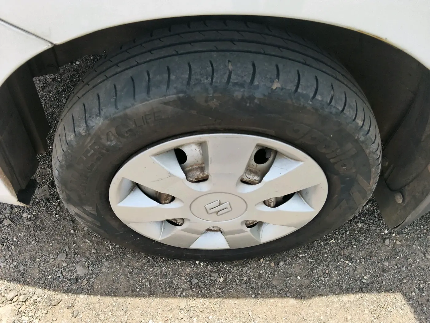2014 Maruti Wagon R 1.0 LXI CNG, CNG, Manual, 95,834 km, tyre