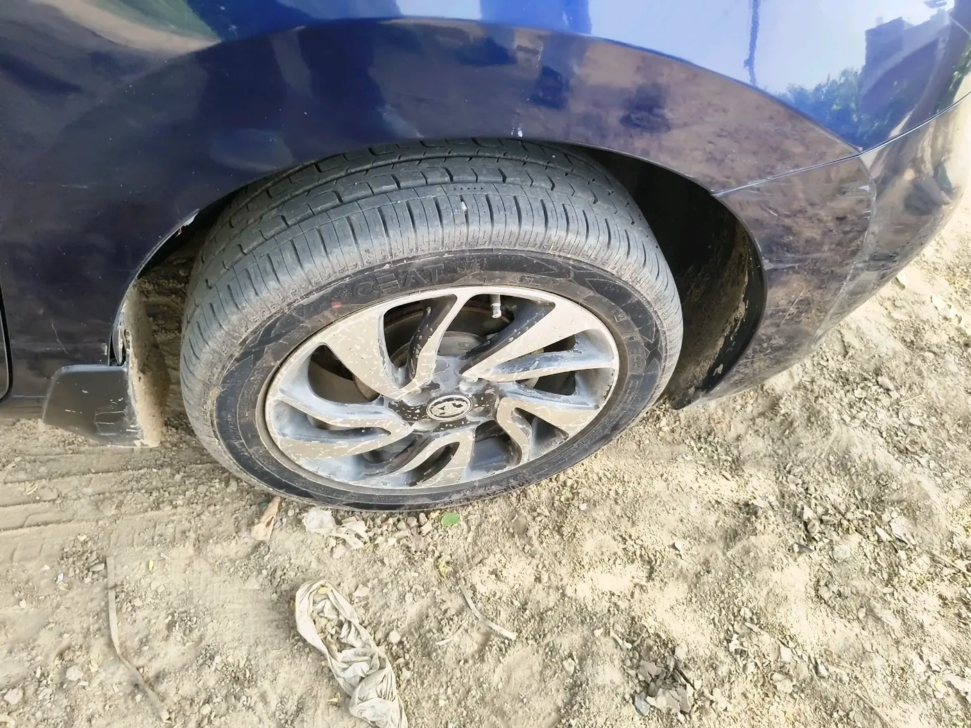 2019 Toyota Glanza G, Petrol, Manual, 1,13,794 km, tyre