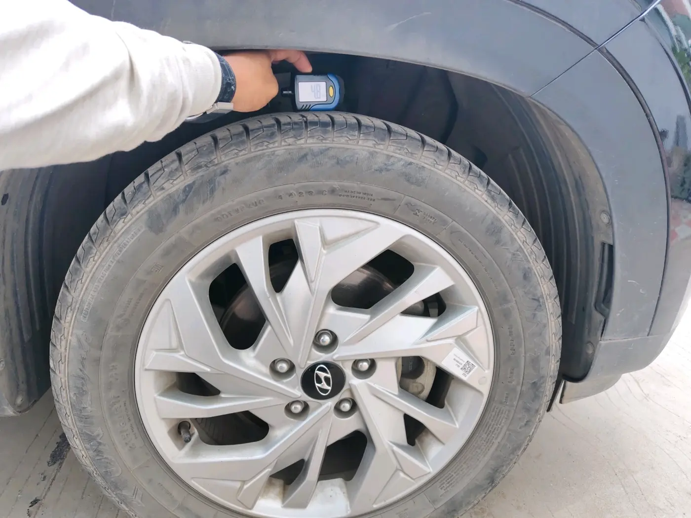 2023 Hyundai Creta SX 1.5 PETROL, Petrol, Manual, 28,236 km, tyre
