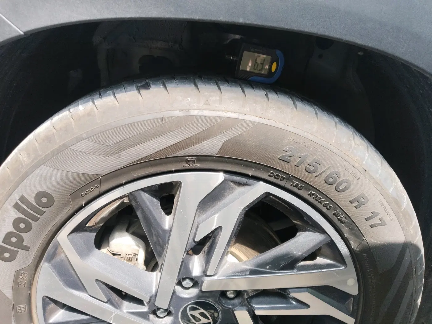 2024 Hyundai Creta SX (O) 1.5 PETROL, Petrol, Manual, 9,920 km, tyre