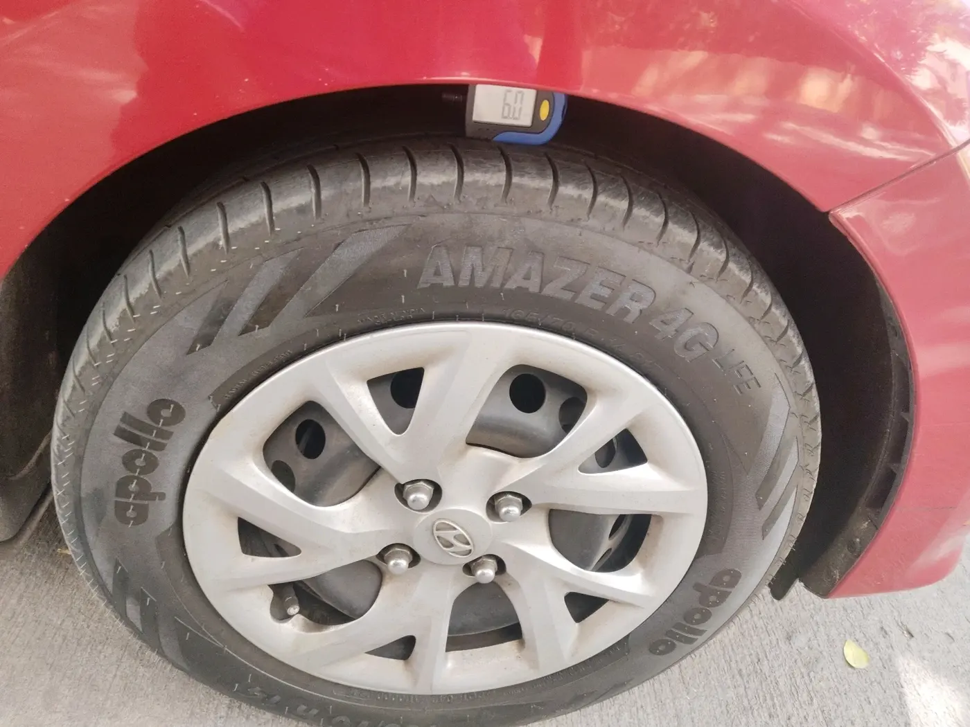 2017 Hyundai Grand i10 SPORTZ 1.2 KAPPA VTVT, Petrol, Manual, 45,135 km, tyre