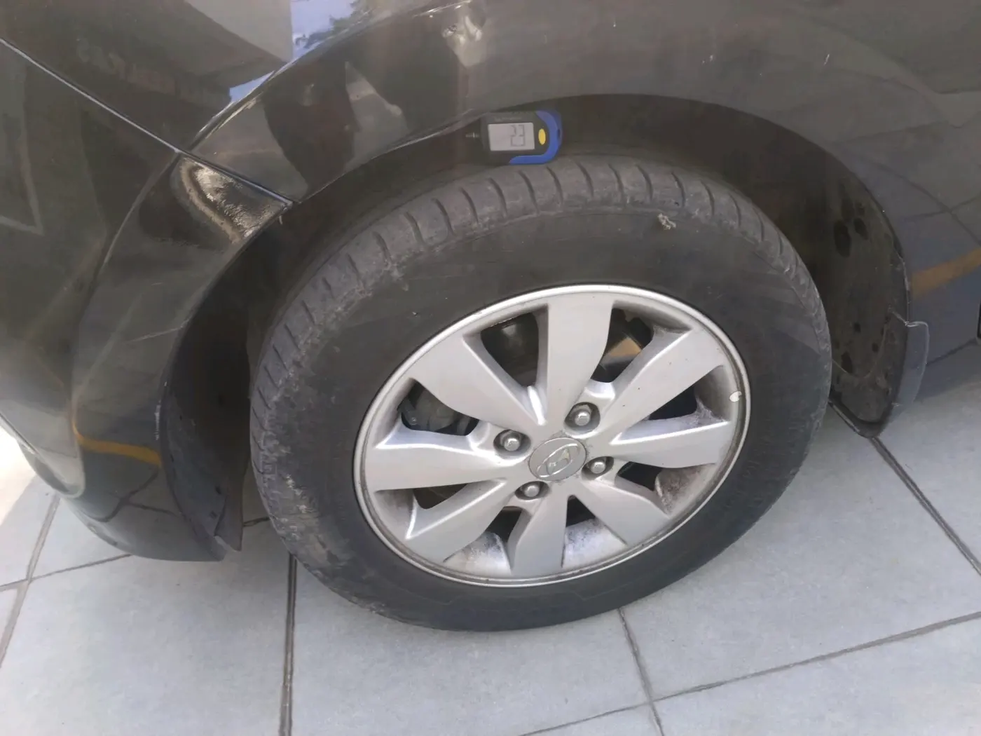 2014 Hyundai Xcent S AT 1.2 (O), Petrol, Automatic, 89,332 km, tyre