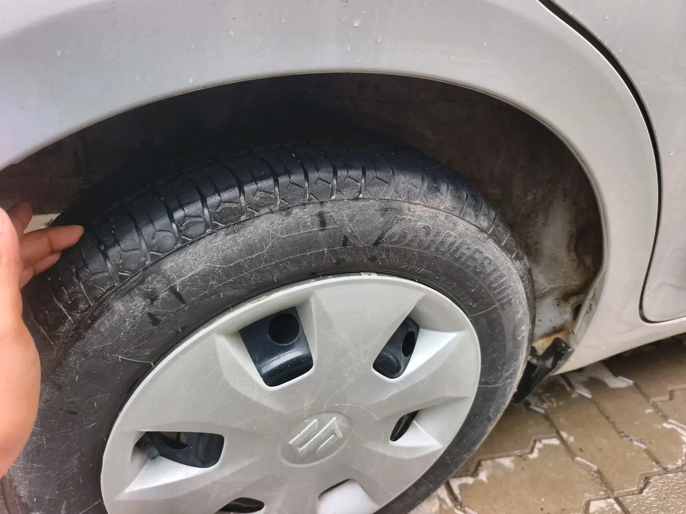 2021 Maruti New Wagon-R VXI 1.2, CNG, Manual, 67,199 km, tyre