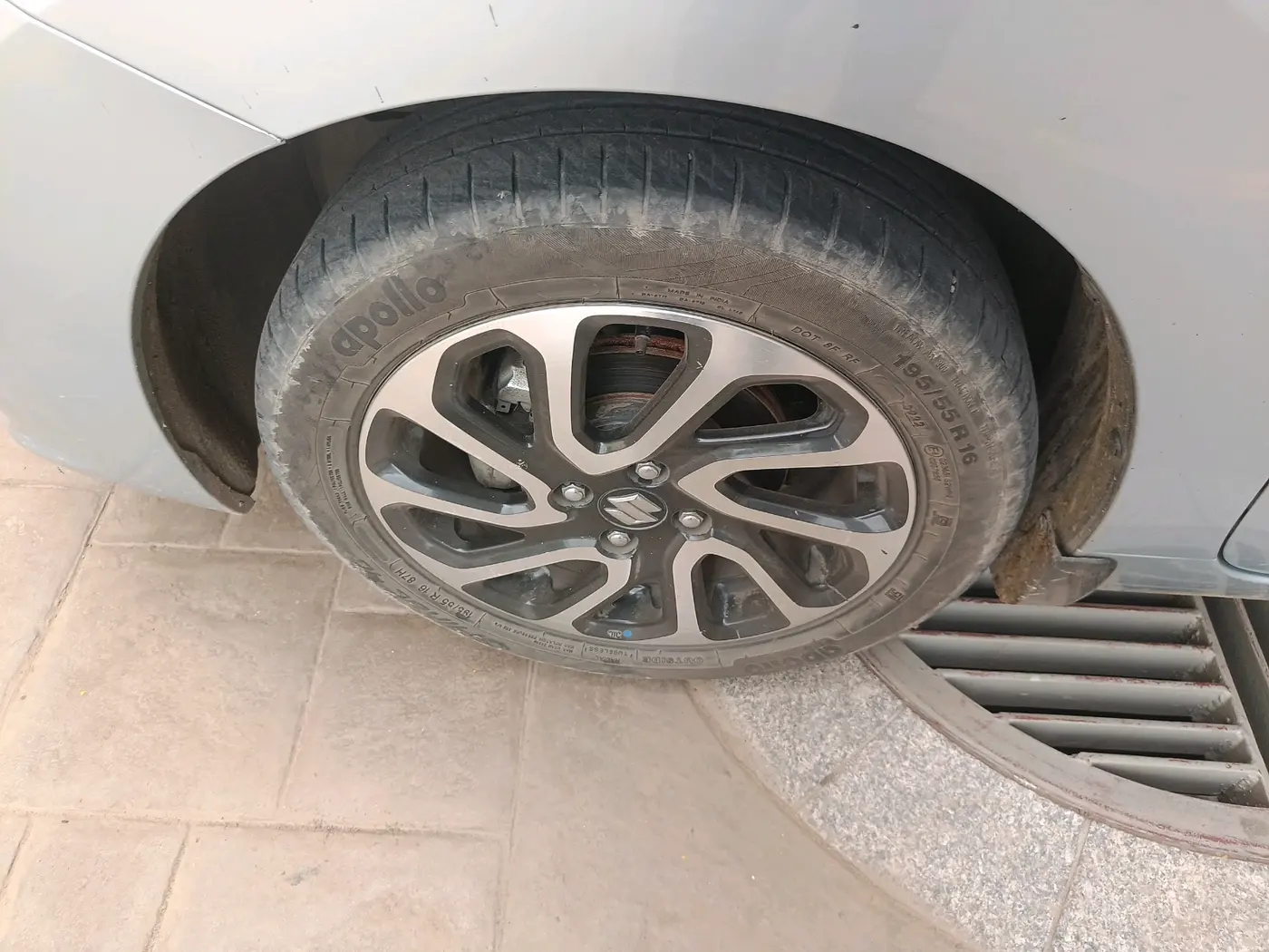 2022 Maruti Baleno ALPHA 1.2 AGS, Petrol, Automatic, 69,385 km, tyre