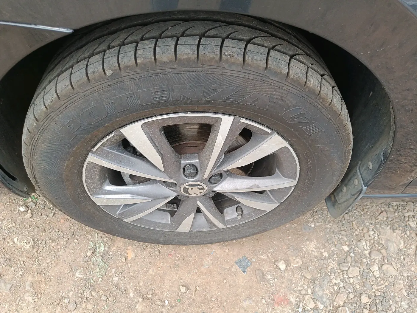 2022 Skoda SLAVIA STYLE 1.0L TSI AT, Petrol, Automatic, 58,136 km, tyre