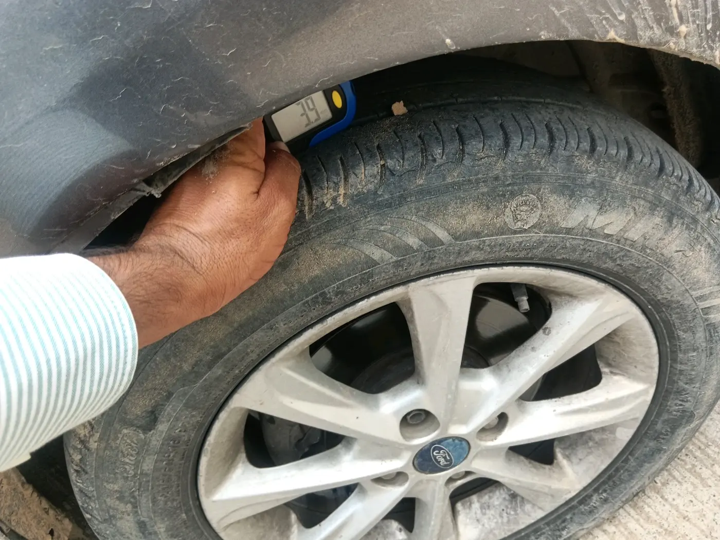 2018 Ford Ecosport TREND 1.5L DIESEL, Diesel, Manual, 1,45,247 km, tyre