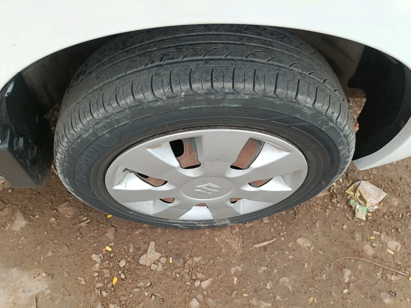 2017 Maruti Alto K10 VXI, Petrol, Manual, 1,27,213 km, tyre
