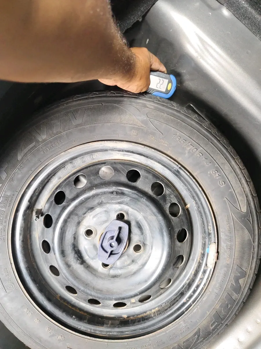 2021 Maruti New Wagon-R VXI 1.2, Petrol, Manual, 80,091 km, tyre