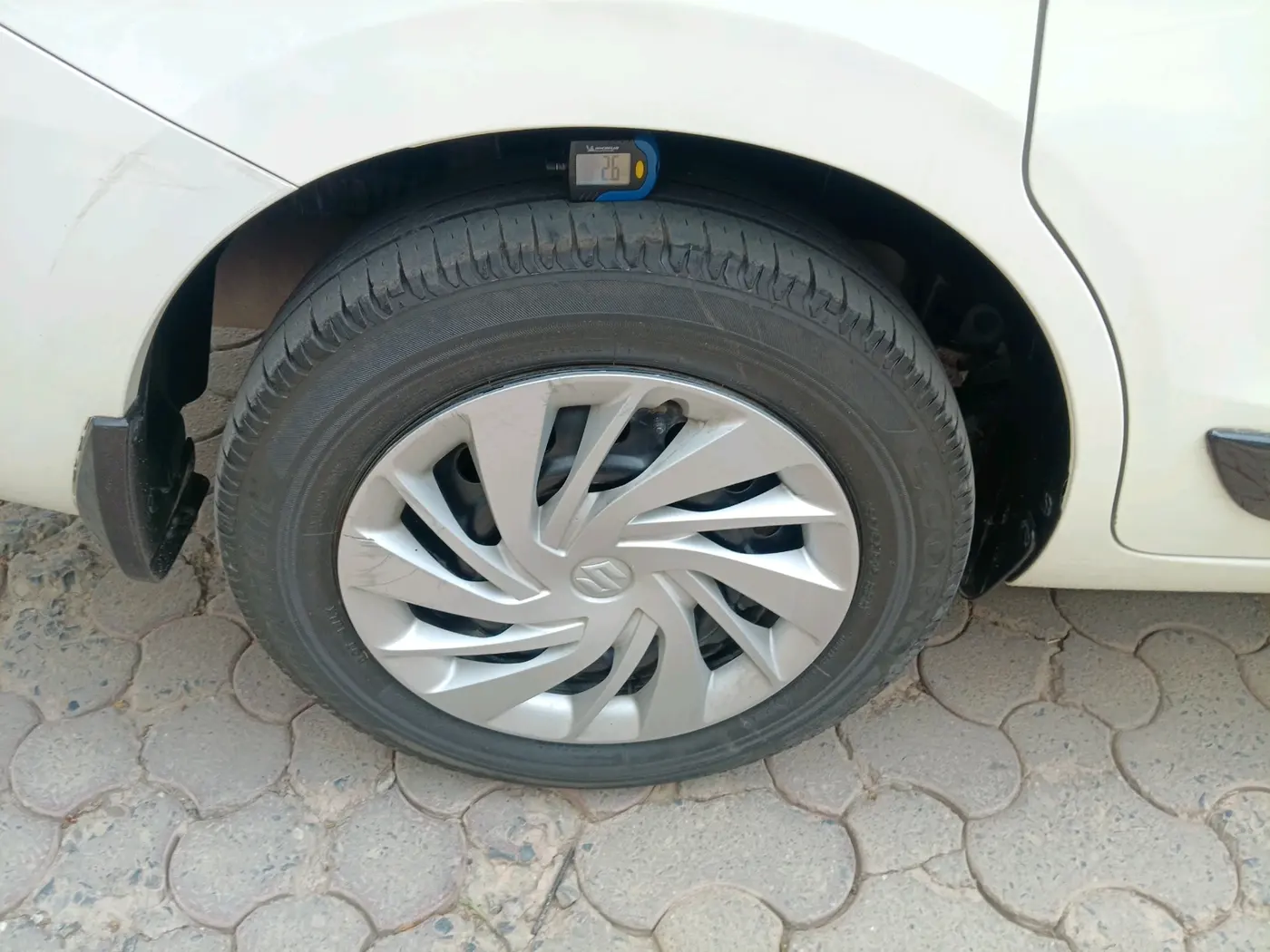 2024 Maruti Ertiga   VXI (O) CNG, CNG, Manual, 52,658 km, tyre