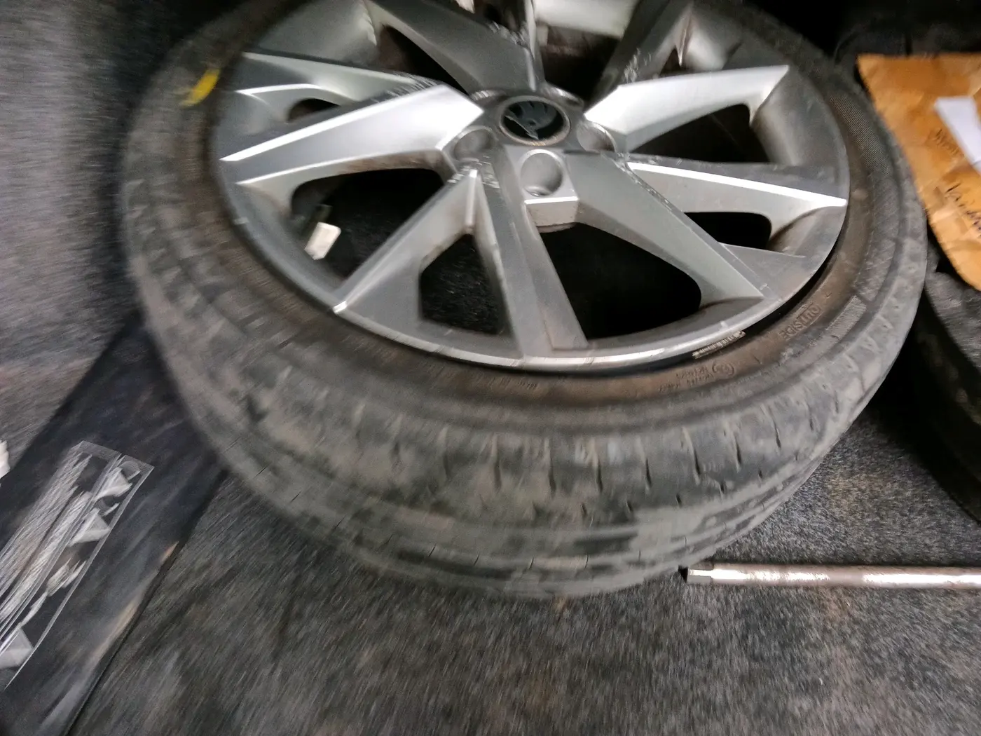 2020 Skoda Rapid STYLE AT TSI, Petrol, Automatic, 48,580 km, tyre