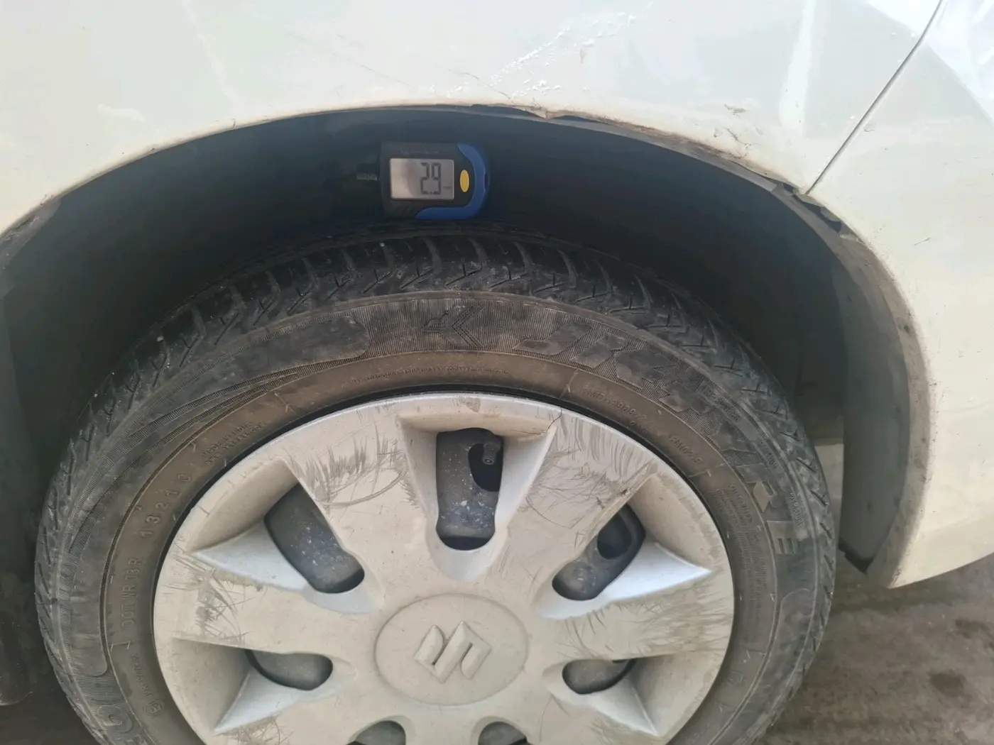 2017 Maruti Alto K10 VXI (O) AMT, Petrol, Automatic, 73,689 km, tyre