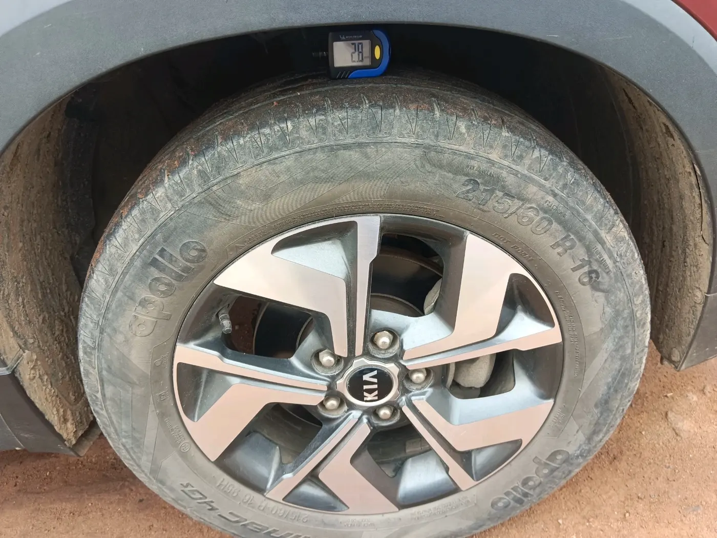 2021 KIA SONET HTX PLUS 1.0 IMT, Petrol, Manual, 14,985 km, tyre