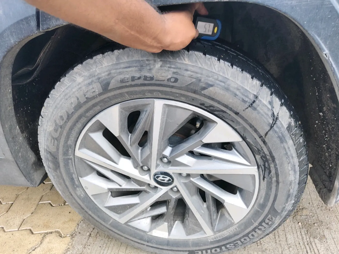 2022 Hyundai Tucson SIGNATURE 2.0 AT DIESEL, Diesel, Automatic, 92,489 km, tyre