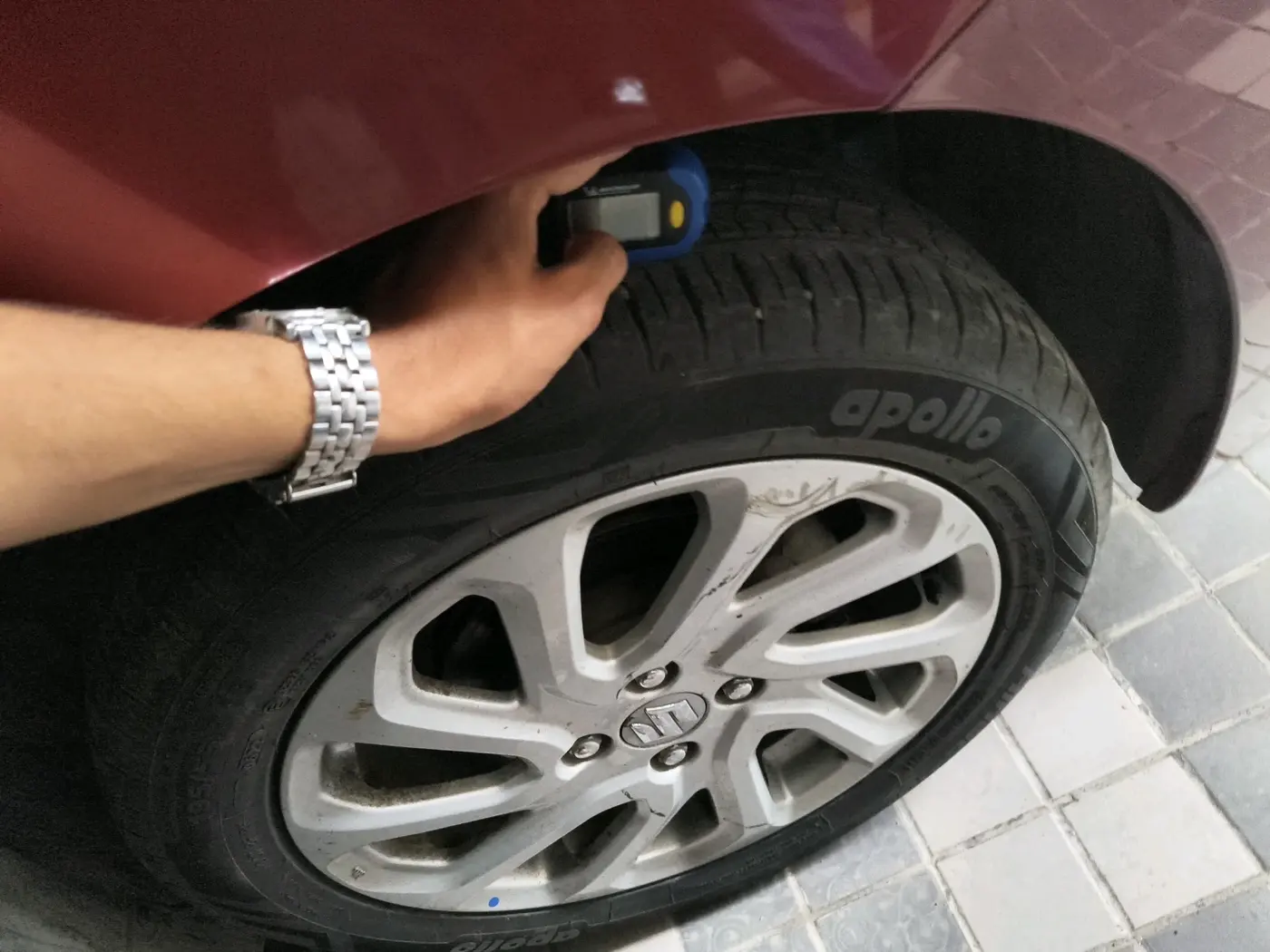 2022 Maruti Baleno ZETA 1.2 AGS, Petrol, Automatic, 26,511 km, tyre