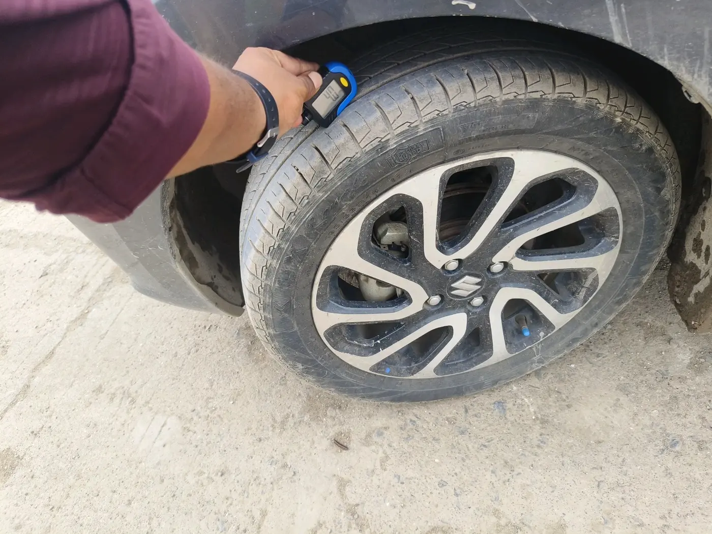 2022 Maruti Baleno ALPHA PETROL 1.2, Petrol, Manual, 72,501 km, tyre