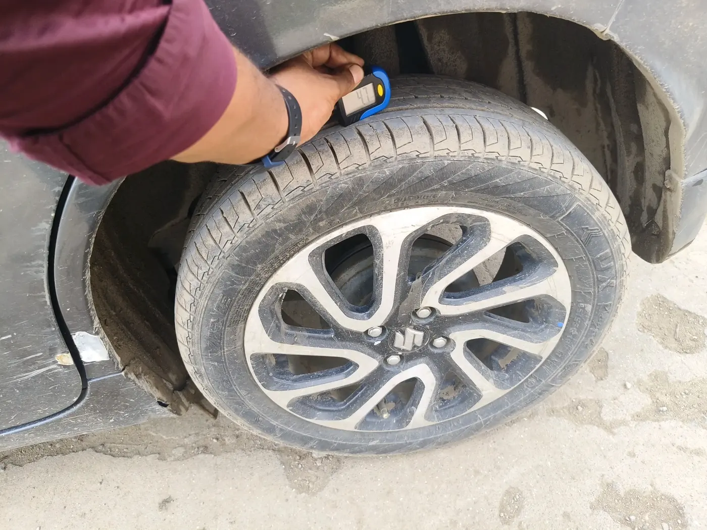 2022 Maruti Baleno ALPHA PETROL 1.2, Petrol, Manual, 72,501 km, tyre