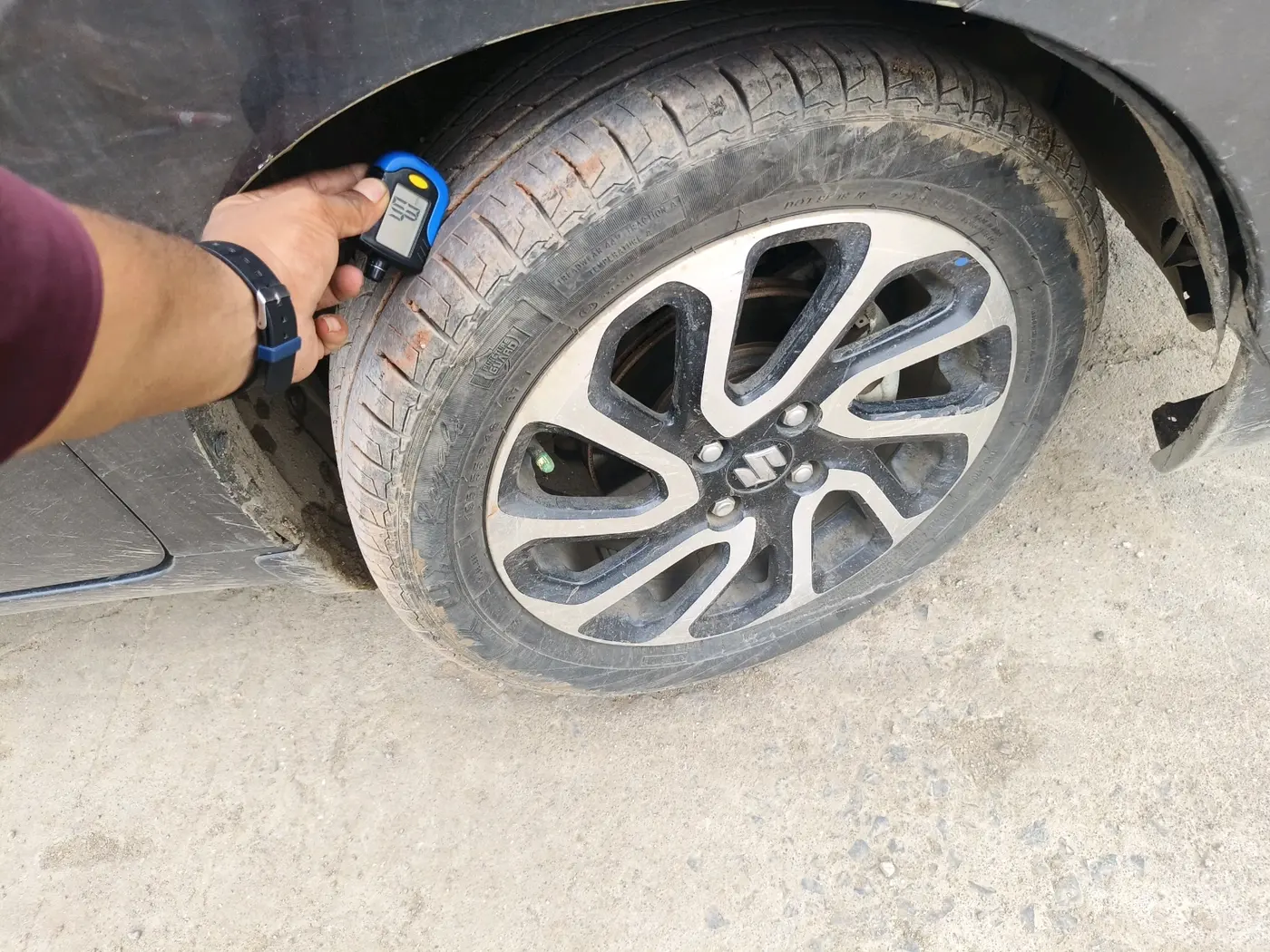 2022 Maruti Baleno ALPHA PETROL 1.2, Petrol, Manual, 72,501 km, tyre