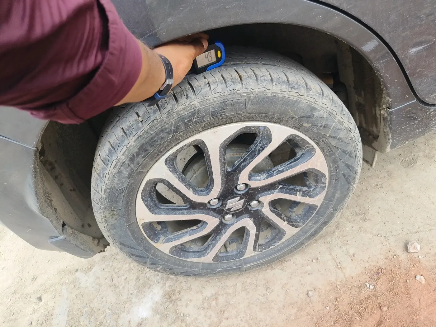 2022 Maruti Baleno ALPHA PETROL 1.2, Petrol, Manual, 72,501 km, tyre