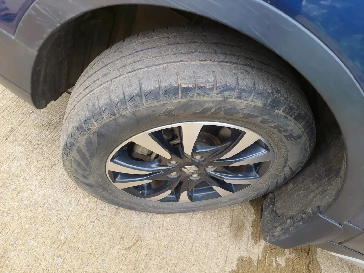 2021 Maruti S Cross ZETA 1.5, CNG, Manual, 49,164 km, tyre