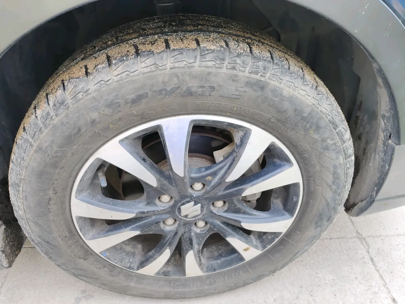 2022 Maruti S Cross ZETA 1.5, Petrol, Manual, 37,261 km, tyre