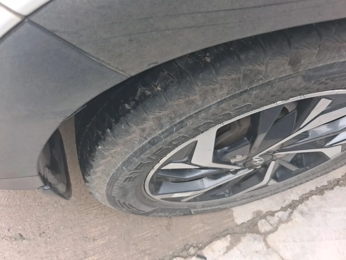 2021 Hyundai Creta SX (O) AT 1.5 DIESEL, Diesel, Automatic, 79,216 km, tyre