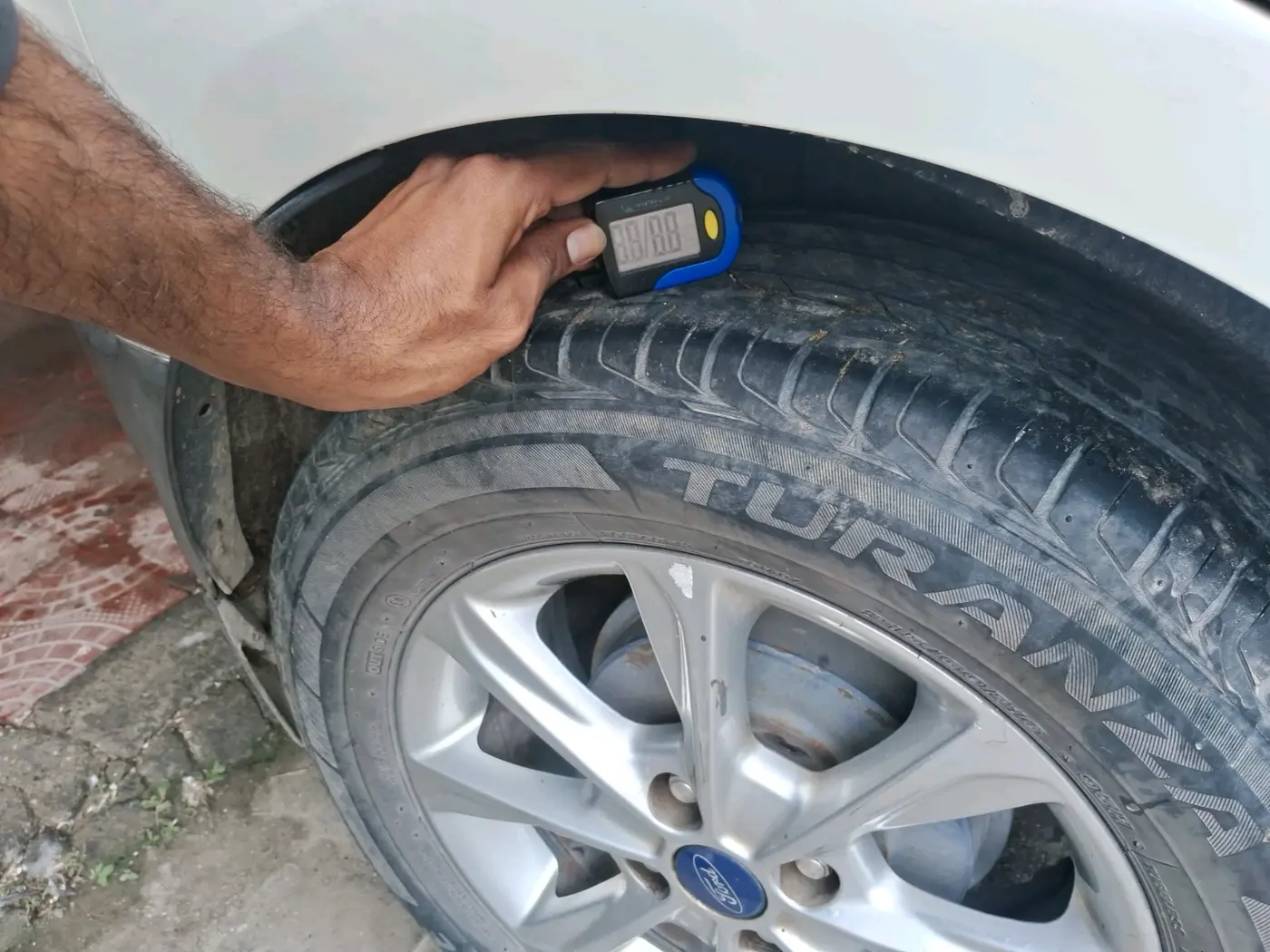 2018 Ford Ecosport TITANIUM 1.5L DIESEL, Diesel, Manual, 1,48,878 km, tyre