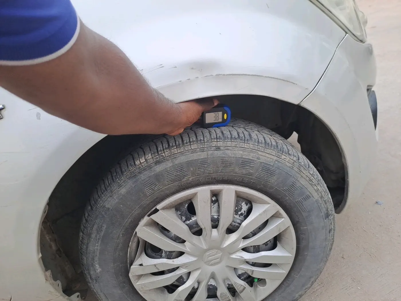 2012 Maruti Ritz LXI, Petrol, Manual, 36,097 km, tyre