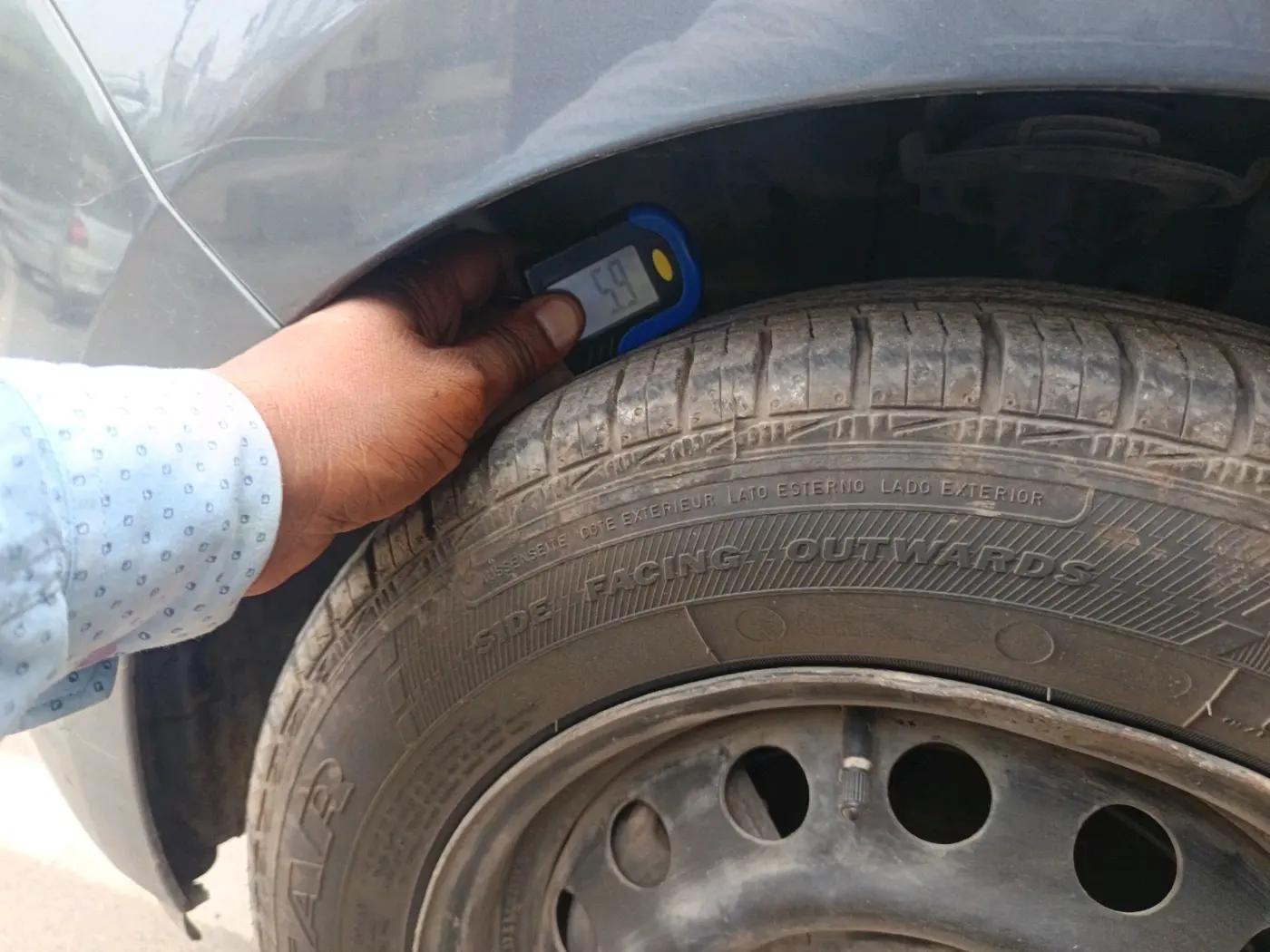 2019 Ford Figo Aspire TREND PLUS 1.5 DIESEL, Diesel, Manual, 1,79,939 km, tyre