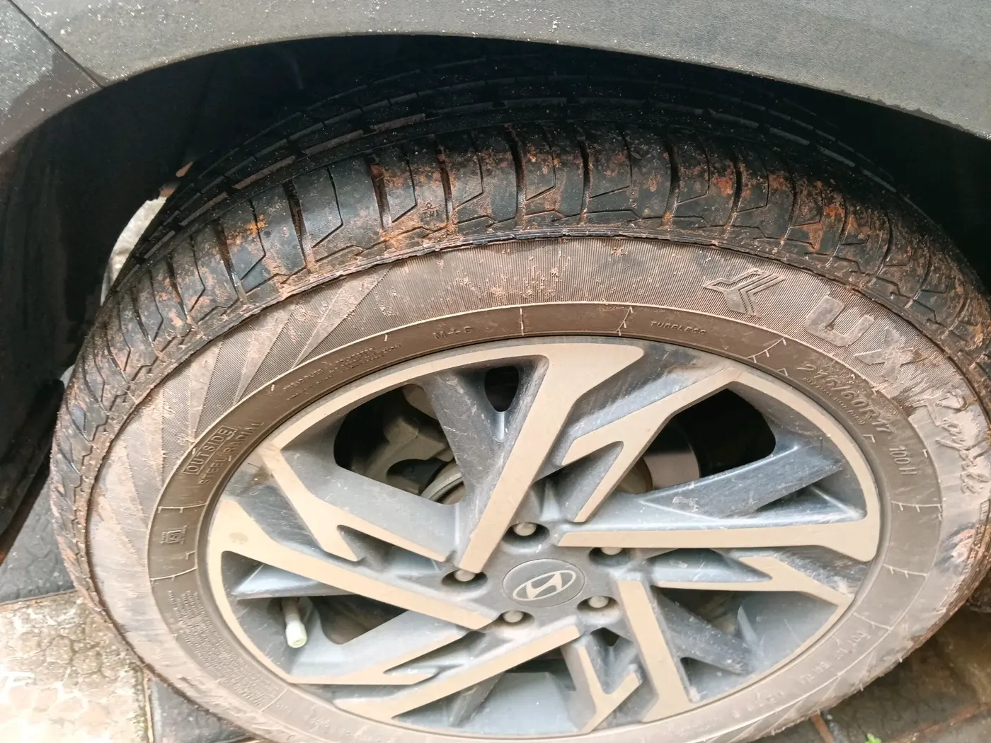 2024 Hyundai Creta SX (O) 1.5 DIESEL AT, Diesel, Automatic, 56,957 km, tyre