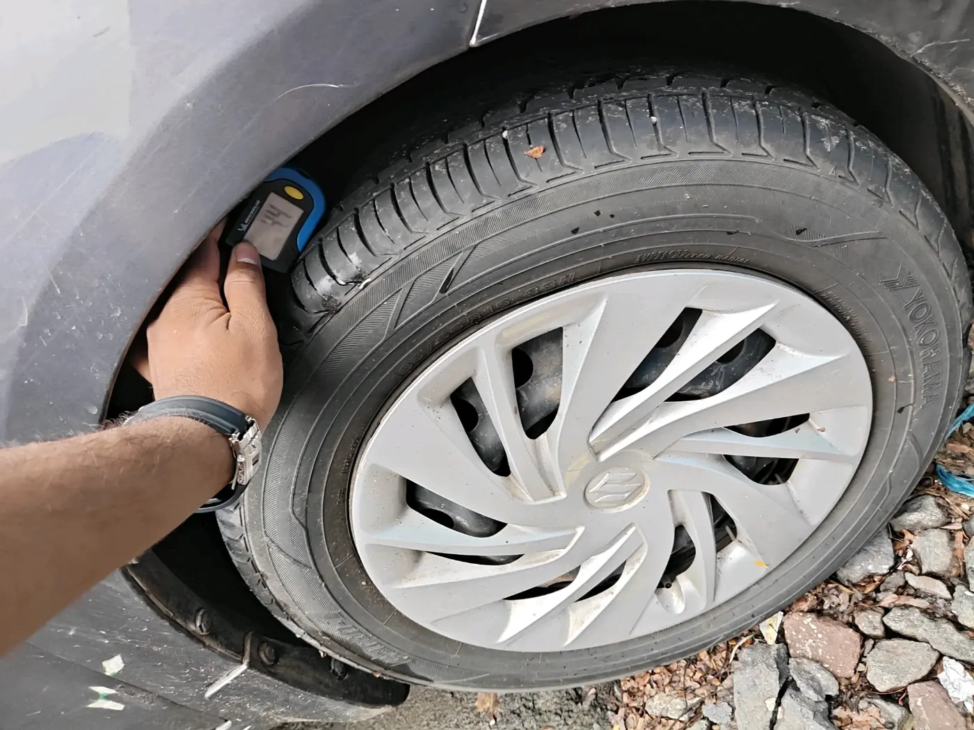 2017 Maruti Ertiga VXI CNG, CNG, Manual, 1,50,409 km, tyre