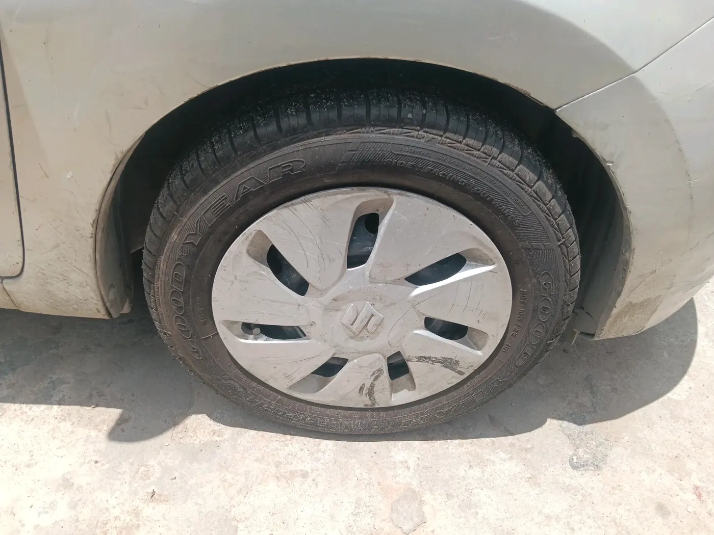 2014 Maruti Celerio VXI, Petrol, Manual, 96,723 km, tyre