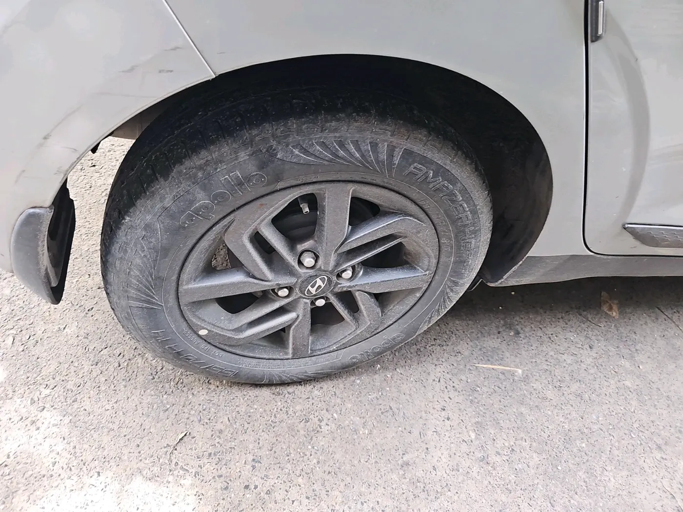 2021 Hyundai GRAND I10 NIOS SPORTZ 1.2 KAPPA VTVT CNG, CNG, Manual, 45,029 km, tyre