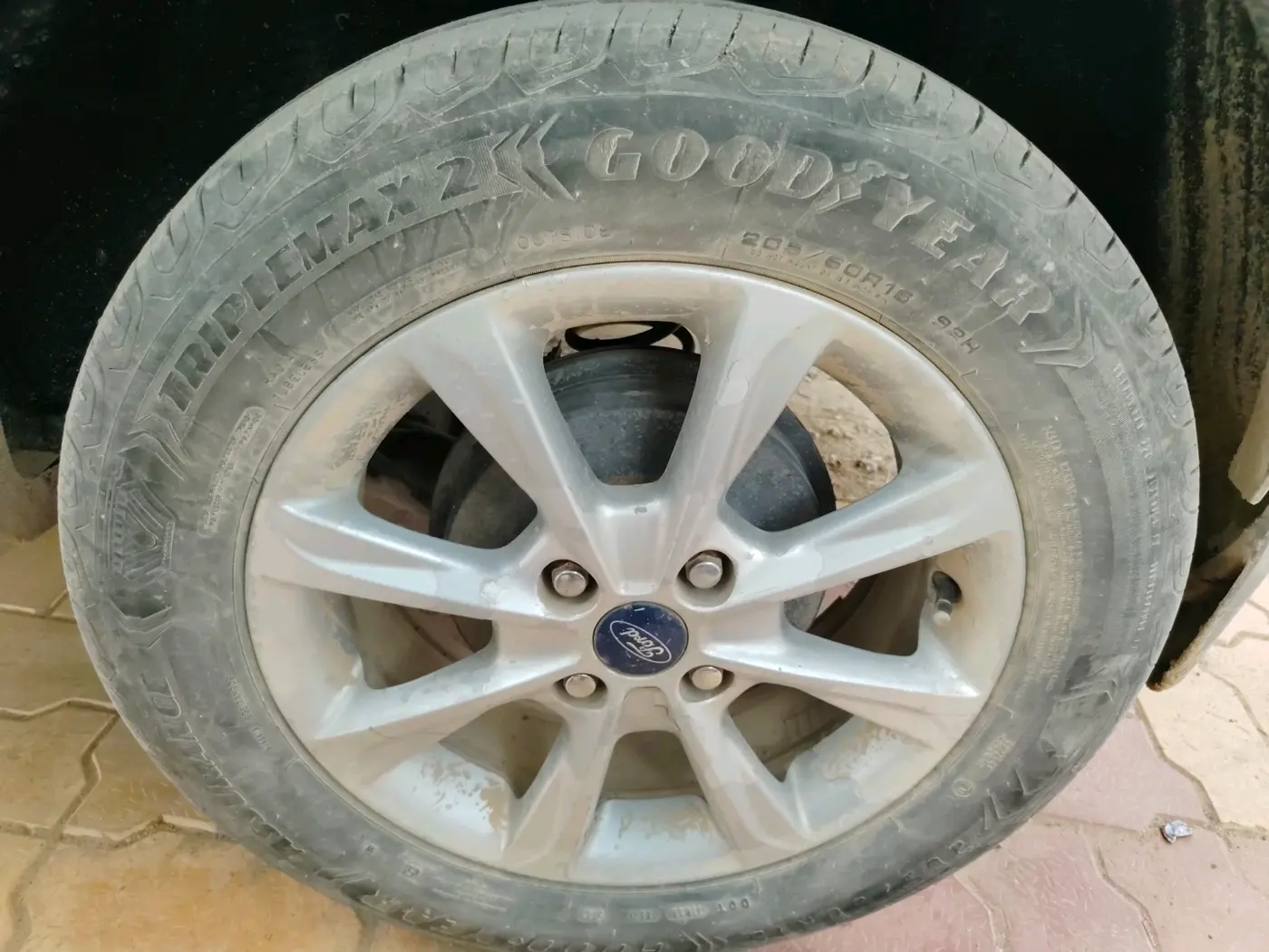 2019 Ford Ecosport TITANIUM 1.5L DIESEL, Diesel, Manual, 1,36,929 km, tyre