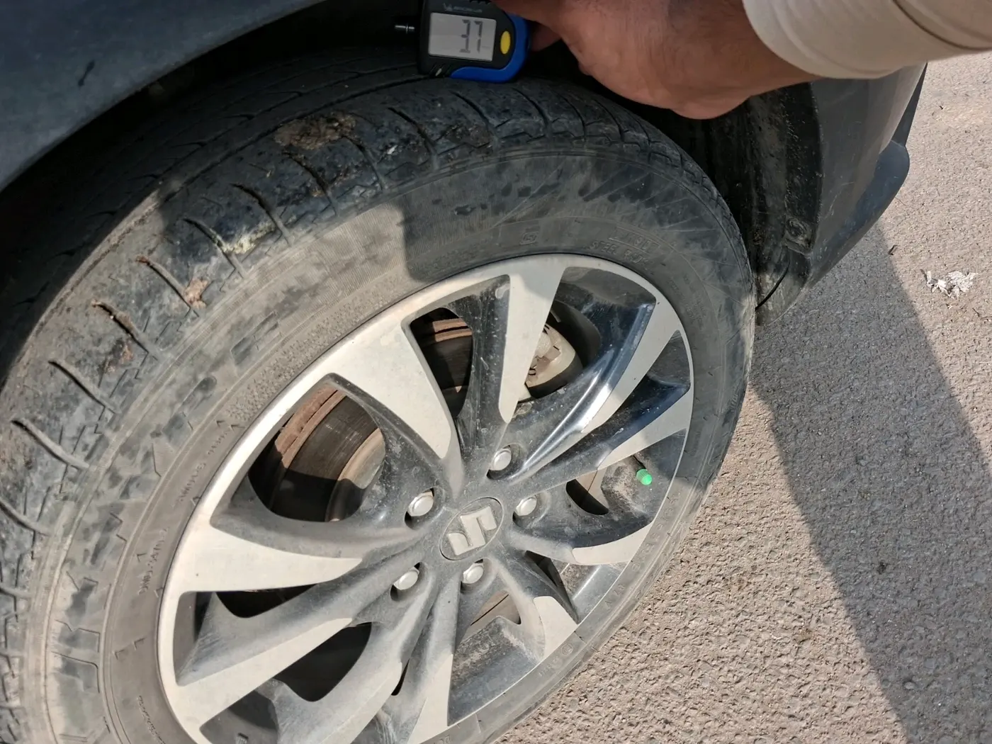 2021 Maruti XL6 ZETA MT, Petrol, Manual, 64,163 km, tyre
