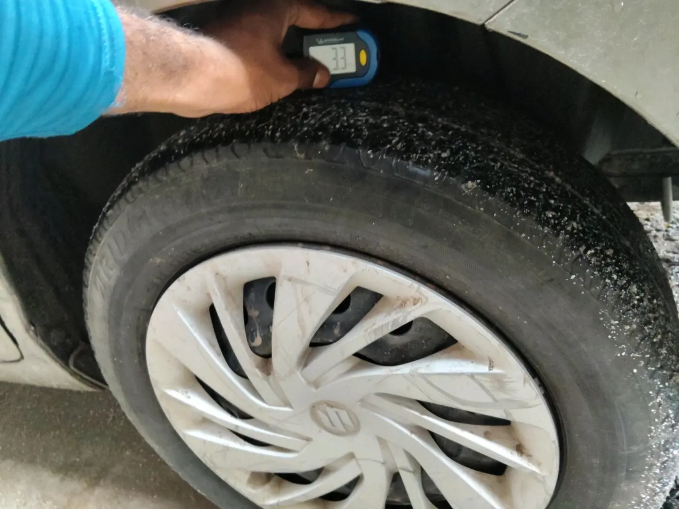 2022 Maruti Ertiga VXI AT SHVS, Petrol, Automatic, 80,922 km, tyre