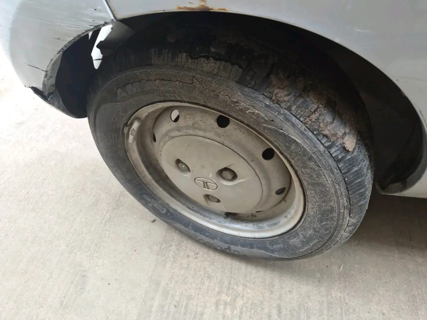 2012 Tata Nano CX, Petrol, Manual, 77,315 km, tyre