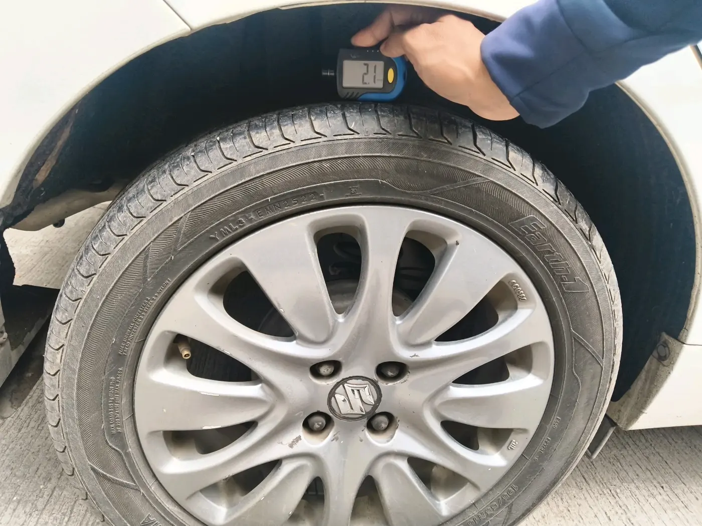 2017 Maruti Baleno ALPHA DIESEL 1.3, Diesel, Manual, 91,173 km, tyre