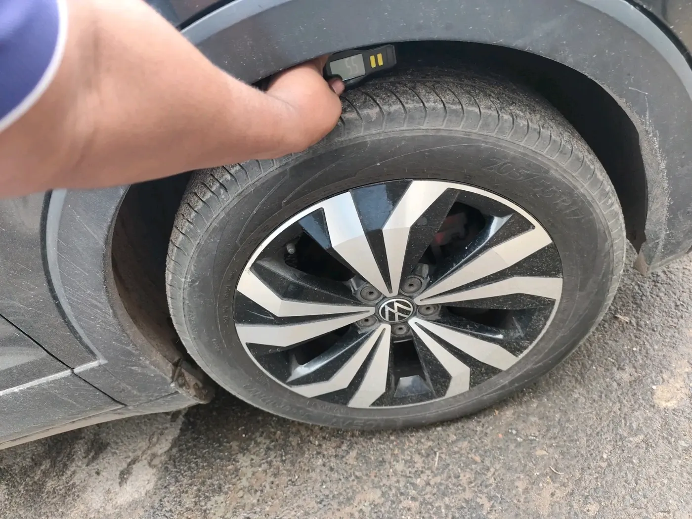2023 Volkswagen TAIGUN GT PLUS 1.5 TSI DSG, Petrol, Automatic, 64,457 km, tyre