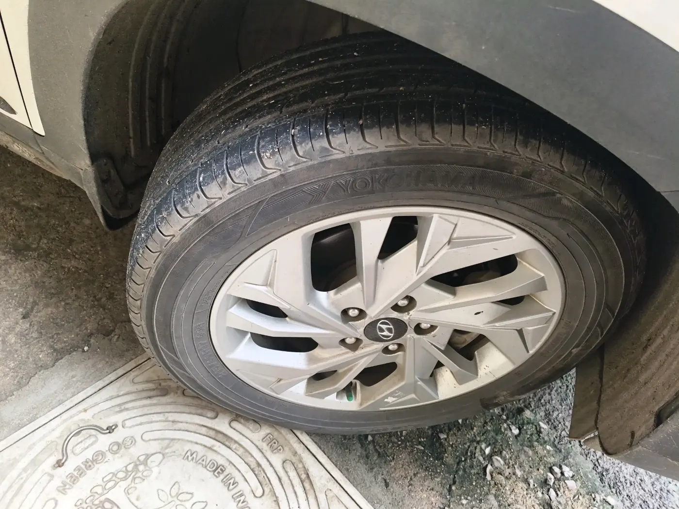 2023 Hyundai Creta SX 1.5 DIESEL, Diesel, Manual, 1,14,278 km, tyre