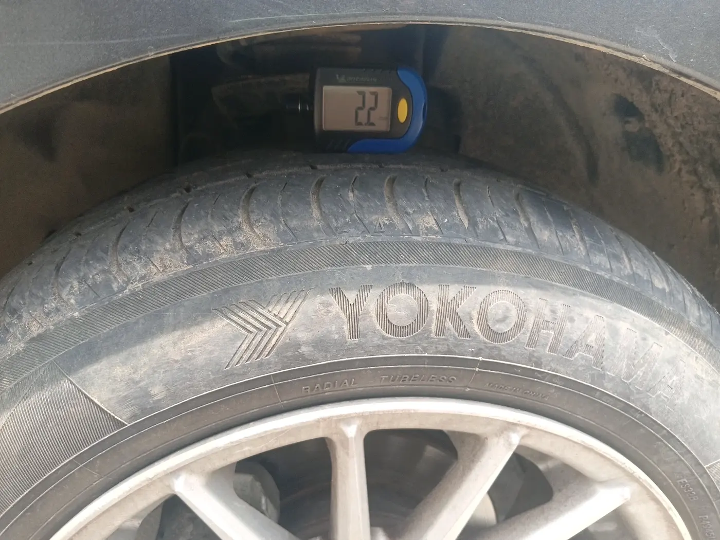 2025 Tata Tiago XE CNG, CNG, Manual, 15,355 km, tyre