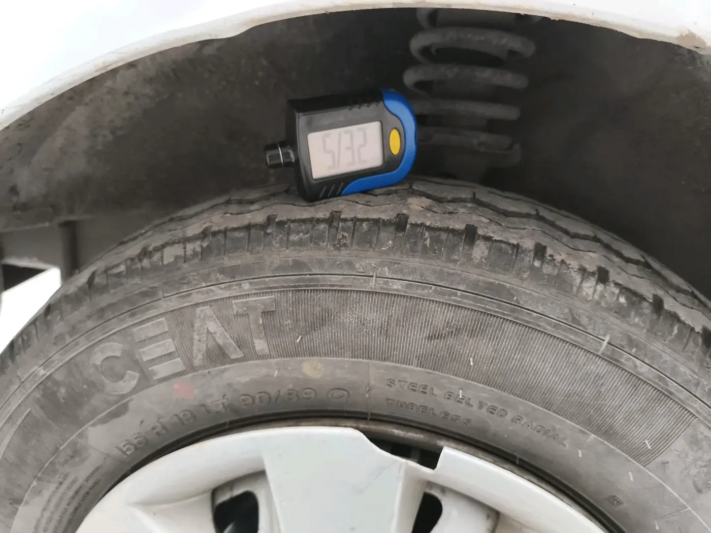 2020 Maruti Eeco 5 STR WITH A/C+HTR, CNG, Manual, 55,665 km, tyre