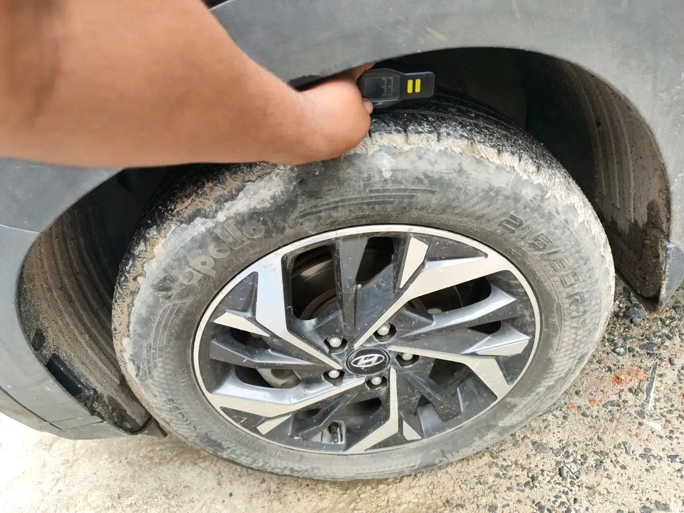 2022 Hyundai Creta SX (O) AT 1.5 DIESEL, Diesel, Automatic, 77,179 km, tyre