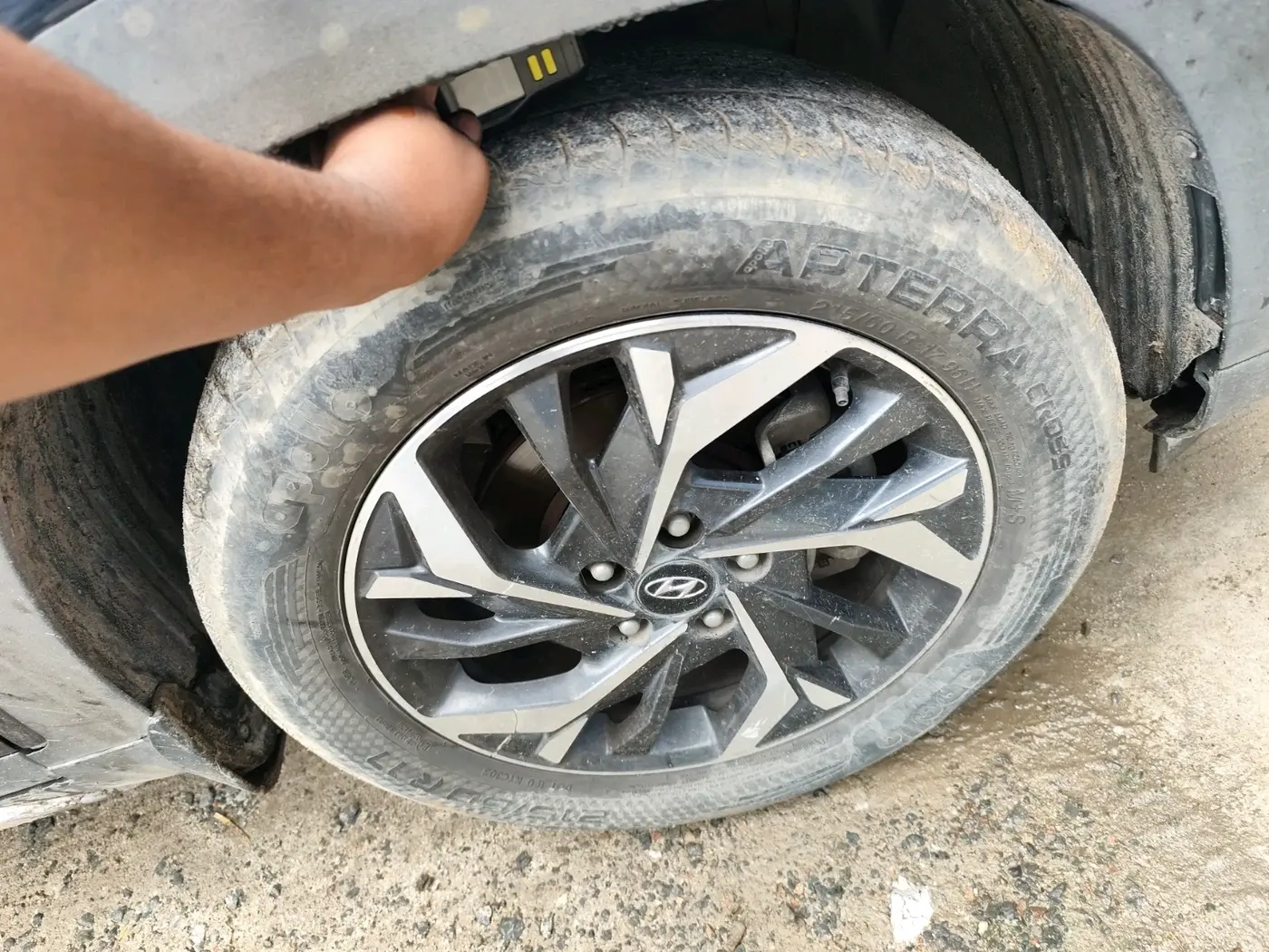 2022 Hyundai Creta SX (O) AT 1.5 DIESEL, Diesel, Automatic, 77,179 km, tyre